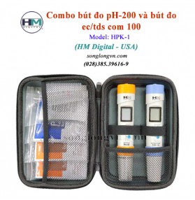 Combo bút đo pH và bút đo ec tds kèm hộp đựng cao cấp