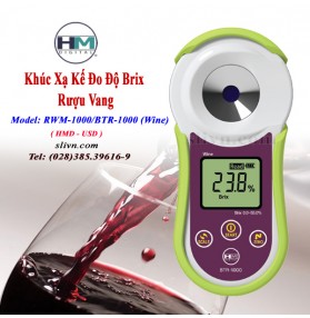 Khúc xạ kế đo độ ngọt cho rượu vang