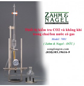 Thiết bị kiểm tra CO2 và không khí trong chai/lon nước có gas 7001 Zahm Nagel